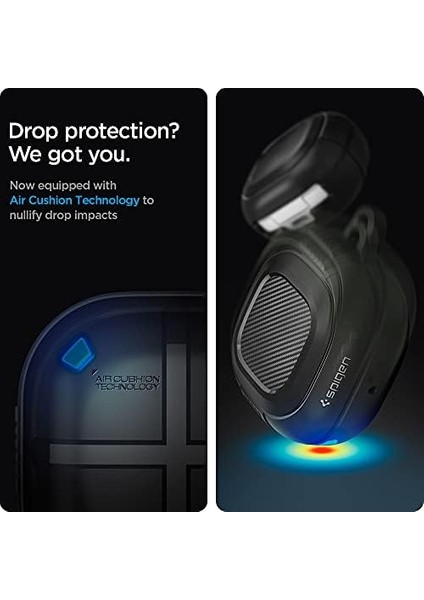 Galaxy Buds Pro / Buds Live Kılıf Rugged Armor Black - ASD01276 fiyatları