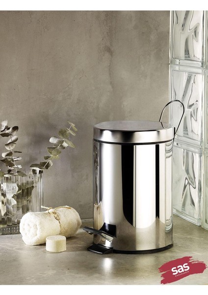 Pedallı Çöp Kovası 3 Lt Eko