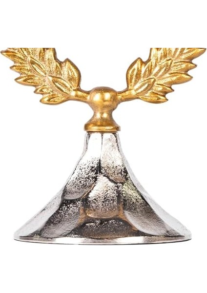 Metal Dekor Çelenk Gold-Gümüş 16X14X25 Cm. modelleri
