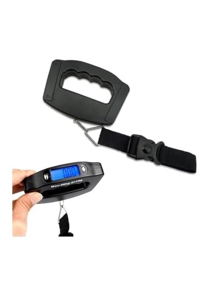 Elektronik Dijital El Tartısı Bavul Terazisi Pazar Tartısı Max 50 kg Ölçer Kg/gr Seyehat fiyatları