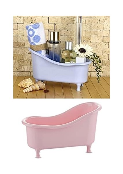 Dekoratif Mini Küvet Şeklinde Çok Amaçlı Banyo Düzenleyici Sepet modelleri