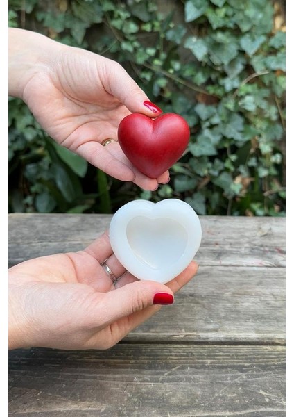 Concept Kalp 3D Mum Kalıbı (Silikon)