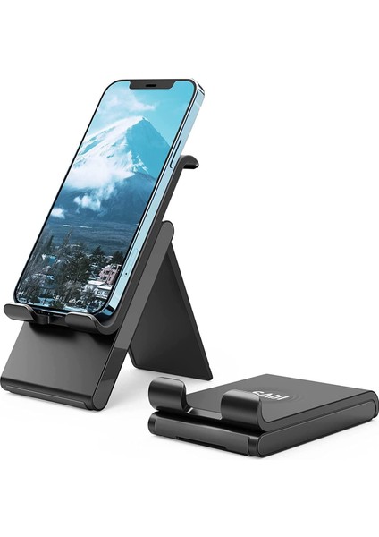Saiji S0 Cep Telefonu Için Katlanabilir Akıllı Telefon Şarj Standı, Seyahat Standı, Mükemmel Dayanıklılık, Çalışma Masası, 4-8 Inç iPhone 14 Pro Max, 13 ile Uyumlu