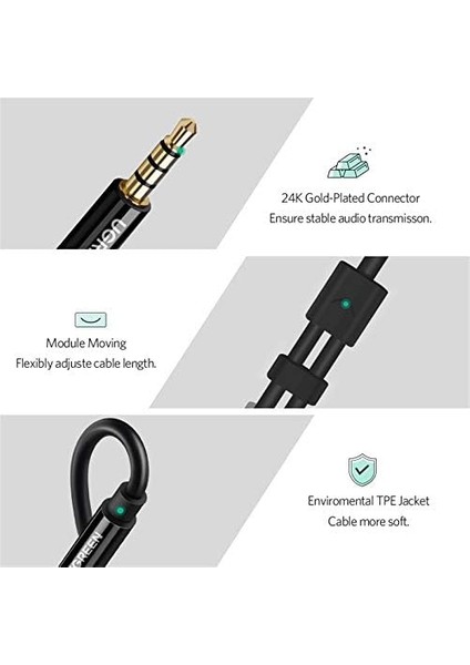 Mikrofon ve Kulaklık Ayırıcı 3.5 mm Y Kablo Siyah fiyatları