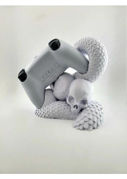 Kurukafa Kol Standı / Kurukafa-Yılan Figürü Oyun Konsol Aksesuarı / Kontrolcü Standı