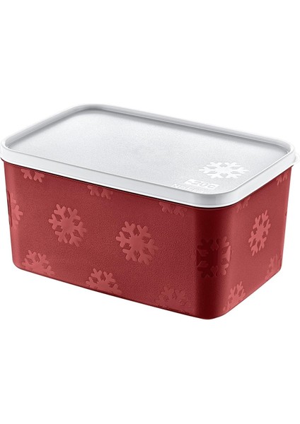 No Frost Saklama Kabı 2600 ml Carmen Kırmızı