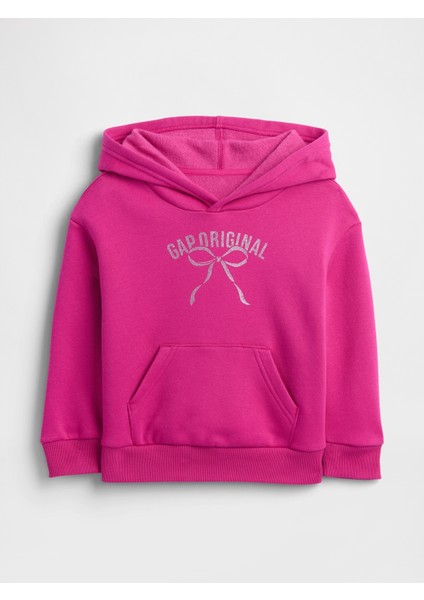 Kız Bebek Pembe Gap Logo Relaxed Grafik Sweatshirt