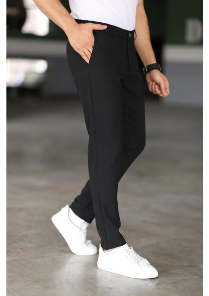 Erkek Düz Kesim Bilek Boy Kumaş Pantolon fırsatları