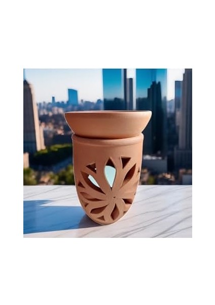 Gift Tealight Mum Hediyeli El Yapımı Çömlek Tütsülük Buhurdanlık - Dekorasyon fiyatları