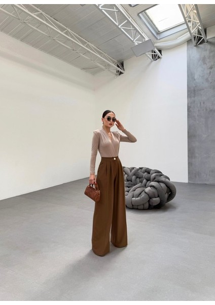 230 gr Poly Viscose Full Lycra Pi̇leli̇ Palazzo Pantolon indirimleri