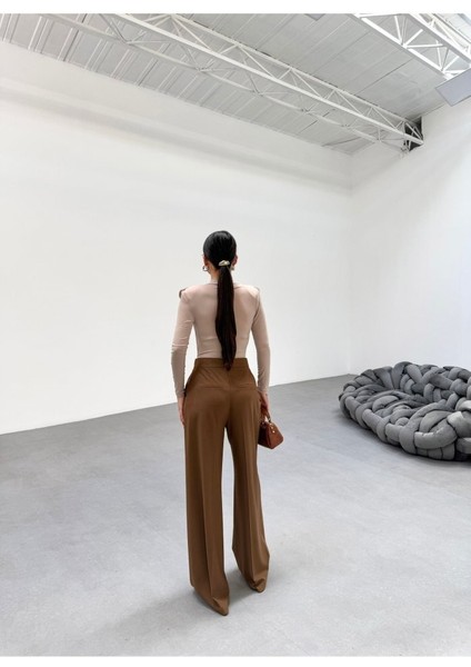 230 gr Poly Viscose Full Lycra Pi̇leli̇ Palazzo Pantolon fiyatları