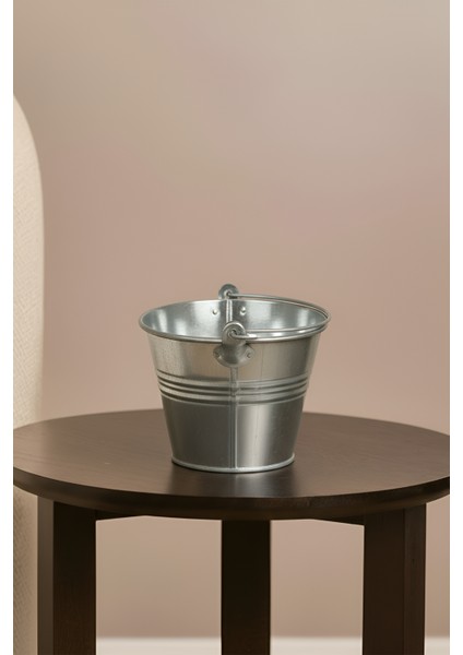 5'li Çok Amaçlı Dekoratif Galvaniz Saksı Kova Seti fırsatları