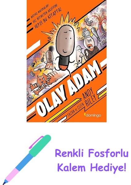 Olay Adam + Renkli Fosforlu Kalem