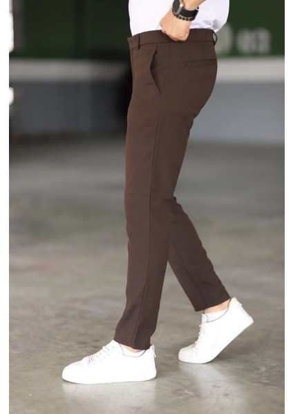 Erkek Düz Kesim Bilek Boy Kumaş Pantolon fırsatları
