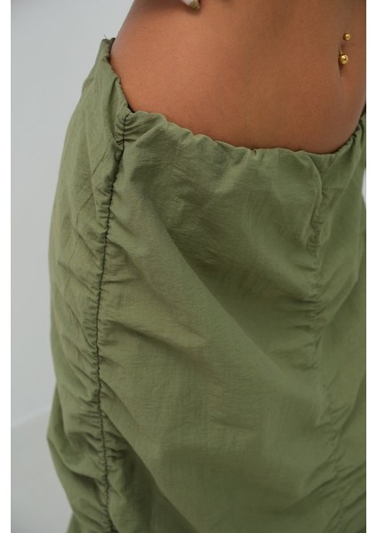 Büzgü Detay Maxi Etek fırsatları