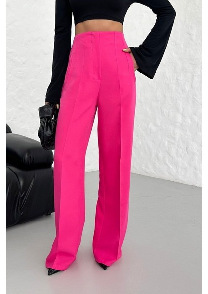 Yüksek Bel Pensli̇ Palazzo Pantolon modelleri