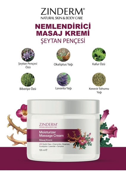 Masaj Kremi Şeytan Pençesi Özlü 125 ml fiyatları