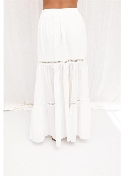 Annie Brode Şerit Detaylı Etek 4036