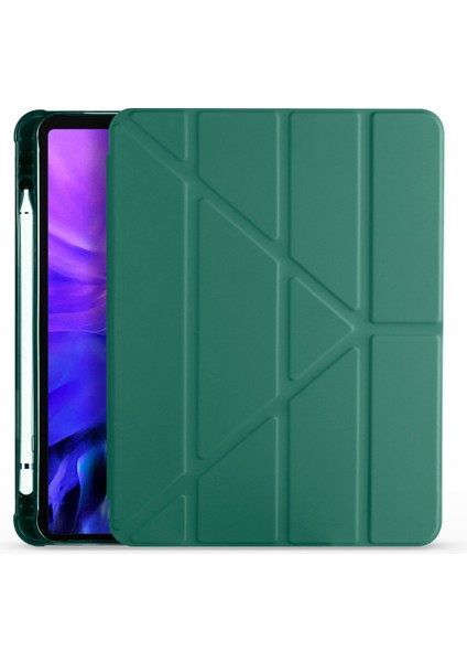 iPad Air 5. Nesil / 4. Nesil 10.9 Inç Uyumlu Kalemlikli, Uyku Modlu, Mıknatıslı, Üçgen Standlı Darbeye Dayanıklı Kılıf fiyatları