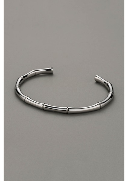 316L Çelik Kararmaz A+ Gümüş Kavramalı Erkek Bileklik fırsatları