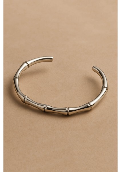 316L Çelik Kararmaz A+ Gümüş Kavramalı Erkek Bileklik indirimleri