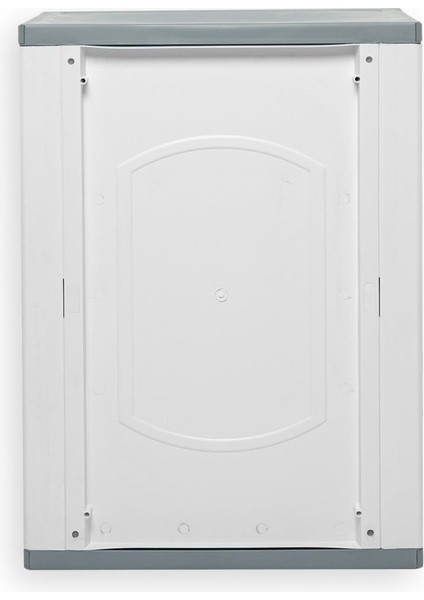 CLK-805 Plastik 2 Kapaklı Çok Amaçlı Banyo Dolabı Demonte Beyaz indirimleri