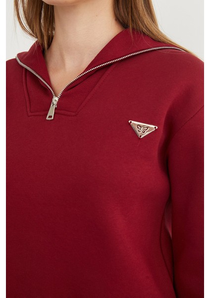 3 Iplik Üçgen Metal Armalı Sweatshirt indirimleri