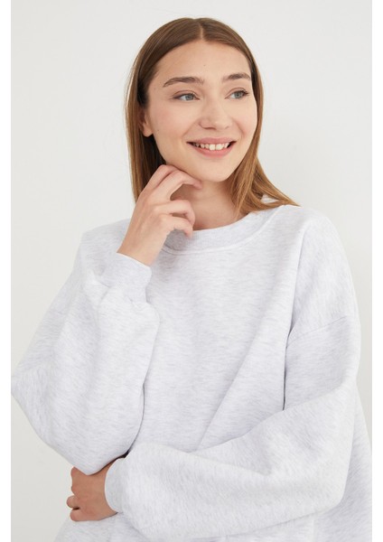 3 Iplik Basic Oversize Sweatshirt fiyatları