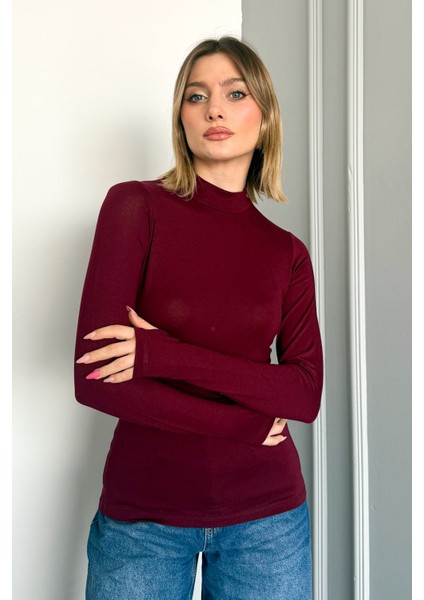 Kadın Parmak Geçmeli Yarım Balıkçı Body 21756 fiyatları