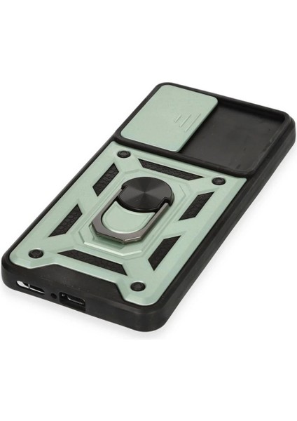 Xiaomi Mi 12T Pro Kılıf Pars Lens Yüzüklü Silikon - Yeşil indirimleri