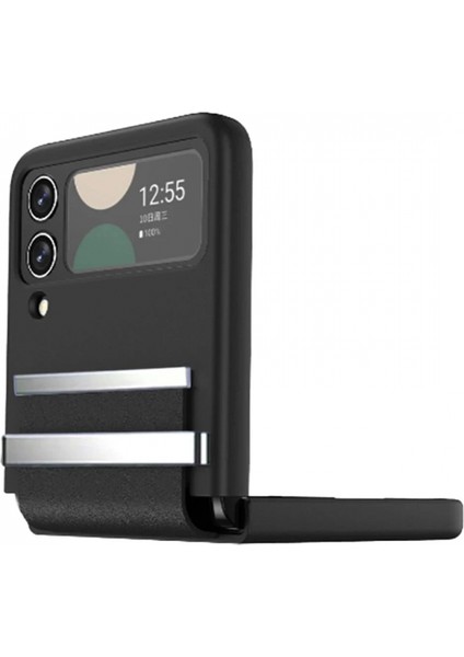 Samsung Galaxy Z Flip 3 Kılıf Belt Flip Kapak - Siyah fırsatları