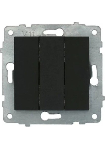 Quantum Siyah 3'lü Anahtar + Çerçeve fiyatları