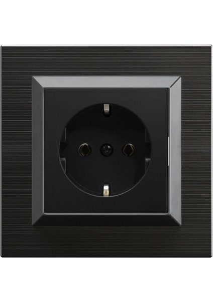Quantum Siyah Topraklı Priz
