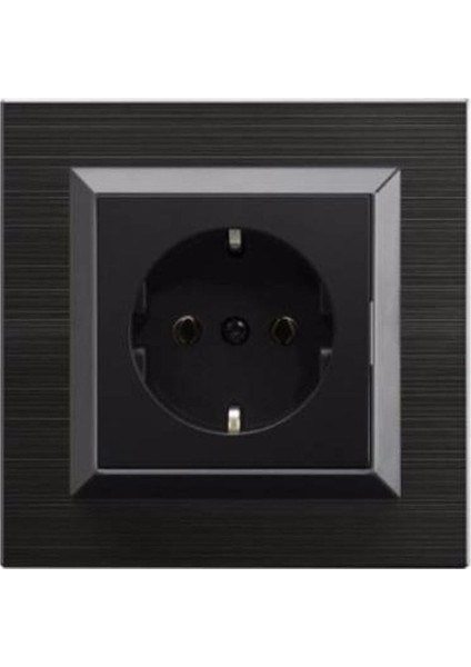 Quantum Siyah Topraklı Priz