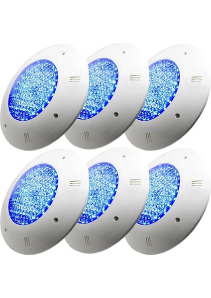 6 Adet 32 Watt Smd LED Mavi Sıva Üstü Havuz Lambası 32W 12 Volt