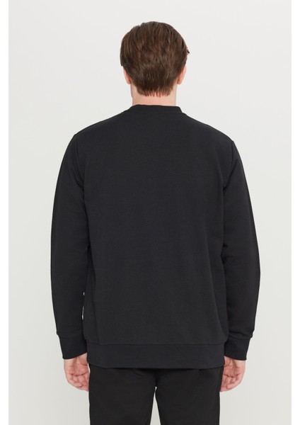 Pamuklu Standart Fit Normal Kesim Bisiklet Yaka Sweatshirt indirimleri