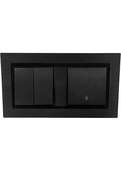 Ovivo Quantum Siyah Komütatör (Ikili Anahtar)+Vaviyen 2'li Set