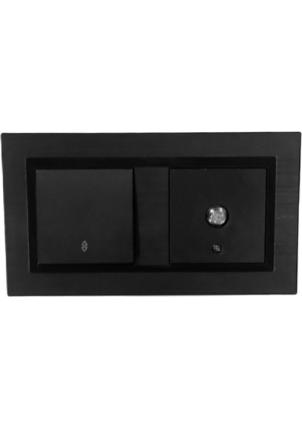 Ovivo Quantum Siyah Vaviyen+Uydu Tv Televizyon Prizi 2'li Set