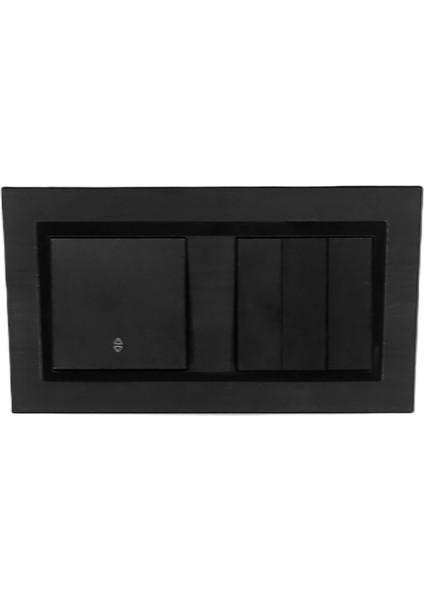 Ovivo Quantum Siyah Vaviyen+3'lü Anahtar 2'li Set