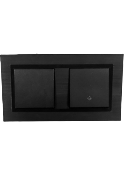 Ovivo Quantum Siyah Anahtar+Zil Anahtarı Light (Kapı 0tomatiği) 2'li Set