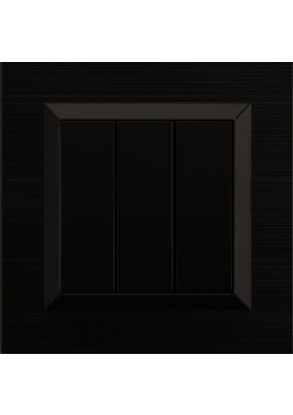 Quantum Siyah Anahtar+3'lü Anahtar 2'li Set (Ovivo)