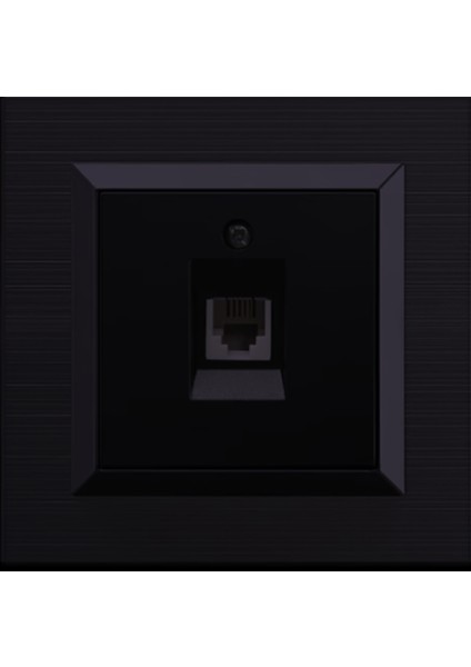 Ovivo Quantum Siyah Nümeris (Telefon) Prizi Çerçeve Dahildir