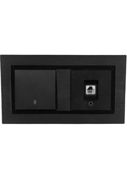 Ovivo Quantum Siyah Vaviyen Nümeris (Telefon) Prizi 2'li Set