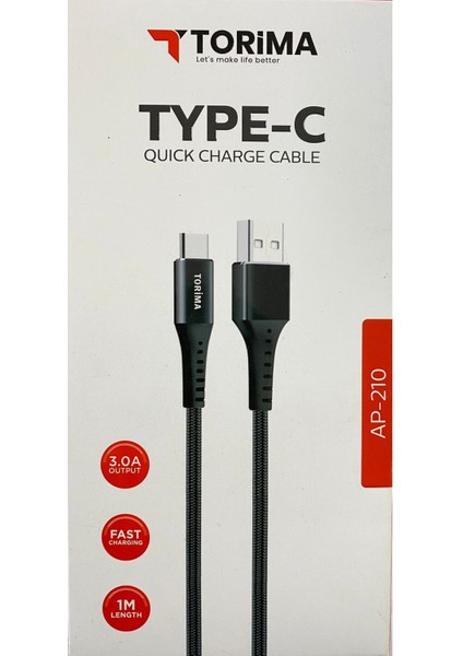 Samsung Uyumlu Hızlı Şarj Kablosu Type-C Kablo