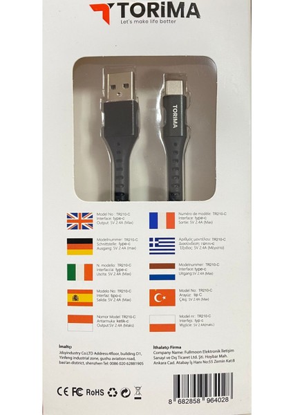 Samsung Uyumlu Hızlı Şarj Kablosu Type-C Kablo fiyatları