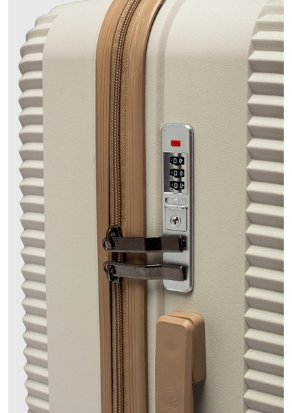 My-Pp 2'li Bilbao Orta&küçük Polipropilen Süper Esnek Kırılmaz Tekerlekli Valiz Bavul Seyahat