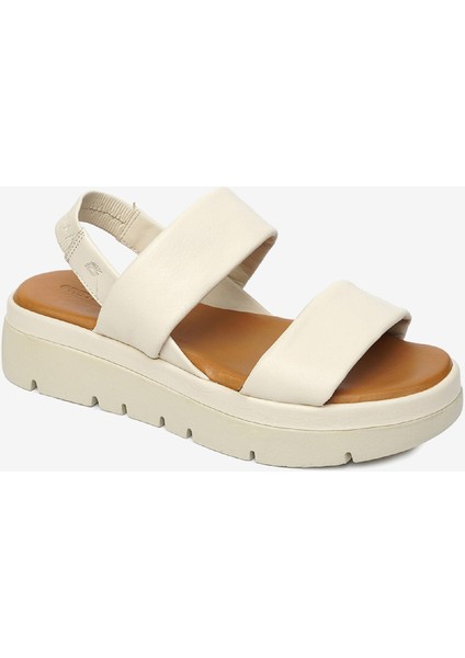 Kadın Bej Hakiki Deri Sandalet 4Y2FS59029