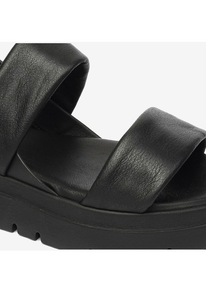 Kadın Siyah Hakiki Deri Sandalet 4Y2FS59029 indirimleri