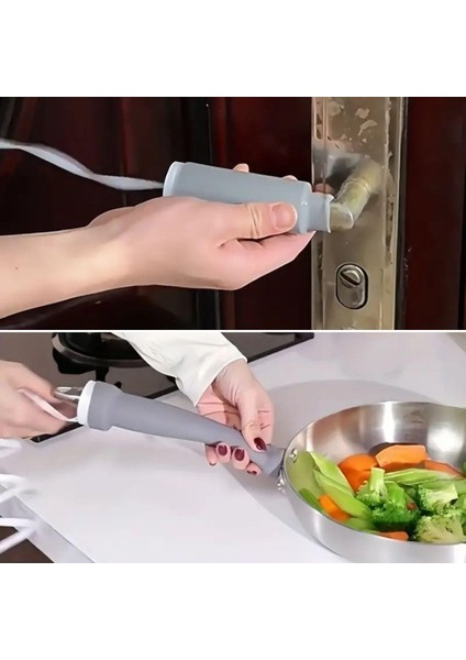 Isıya Dayanıklı Silikon Kauçuk Tencere,kapı Tutma Kılıfı Kendinden Küçülen,her Sapa Uyumlu Tava Kulp Yalıtımı 12-15 cm (4915) fiyatları