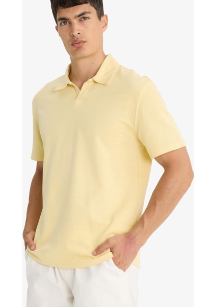 Regular Fit Polo Yaka Kısa Kollu Tişört F8363AX25SM fiyatları